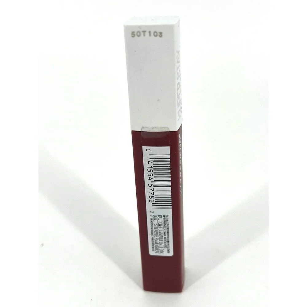 🚫SOLD MAYBELLINE Super Stay Matte Ink Liquid Lipstick 160 Mover .17 FL OZ  NEW - Picture 5 of 7